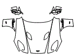 2022 Aston Martin DBS Full Hood, Fender and Mirror Kit - PPF