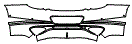 2022 Bentley Continental GT Speed Convertible Rear Bumper Kit - PPF