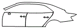 2024 Bentley Flying Spur Azure Door and Rear Fender Kit - PPF