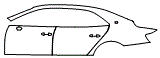 2020 Bentley Flying Spur Door and Rear Fender Kit - PPF
