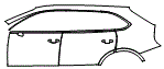 2022 Bentley Bentayga Door and Rear Fender Kit - PPF