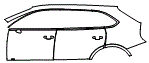 2021 Bentley Bentayga Door and Rear Fender Kit - PPF