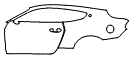 2020 Ford Mustang Fastback Shelby GT/SC Door and Rear Fender Kit - PPF