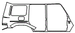 2023 Mercedes Benz G-Class SUV Rear Fender Kit - PPF