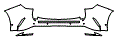 2022 Lexus NX Rear Bumper Kit - PPF