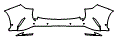 2024 Lexus NX F Sport Rear Bumper Kit - PPF