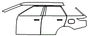 2023 Land Rover Range Rover Sport Door and Rear Fender Kit - PPF