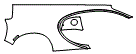 2024 Bugatti Chiron Rear Fender Kit - PPF