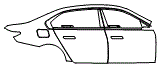 2023 BMW 7 Series 740i Door and Rear Fender Kit - PPF