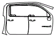 2025 Chevrolet Silverado HD LTZ Door and A-Pillar Kit - PPF