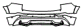 2025 Volvo XC60 PHEV Polestar Engineered Rear Bumper Kit - PPF