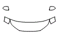 2023 Honda Pilot Sport Hood, Fender and Mirror Kit