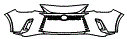2024 Lexus RX Luxury Bumper Kit - PPF