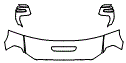 2023 Ram 2500 Laramie Hood, Fender and Mirror Kit
