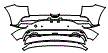 2024 Genesis GV60 STANDARD RWD Rear Bumper Kit - PPF