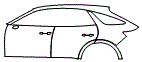 2025 Genesis ELECTRIFIED GV70 Door and Rear Fender Kit - PPF