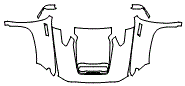 2024 Chevrolet Silverado HD LTZ Full Hood, Fender and Mirror Kit - PPF