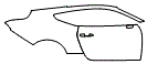2025 Ford Mustang EcoBoost Premium Door and Rear Fender Kit - PPF