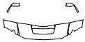 2025 Chevrolet Silverado HD Custom Hood, Fender and Mirror Kit - PPF