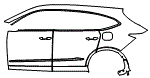 2023 Acura MDX Door and Rear Fender Kit - PPF
