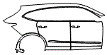 2022 Acura MDX Door and Rear Fender Kit - PPF