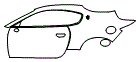 2024 Maserati GranTurismo Trofeo Door and Rear Fender Kit - PPF