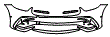 2023 Mercedes Benz GLC SUV 300 4MATIC AMG Line Bumper Kit - PPF