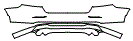 2024 Honda Accord Hybrid Rear Bumper Kit - PPF