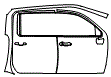 2023 Chevrolet Silverado HD Door and A-Pillar Kit - PPF