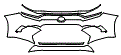 2024 Toyota Grand Highlander Bumper Kit - PPF