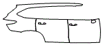 2020 Toyota Highlander Door and Rear Fender Kit - PPF