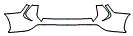 2021 Toyota Highlander L Rear Bumper Kit - PPF