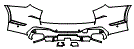 2023 BMW ALPINA XB7 Rear Bumper Kit - PPF