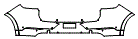 2025 Porsche Cayenne Coupe Turbo E-Hybrid Rear Bumper Kit - PPF