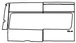 2019 Mercedes Benz Sprinter Passenger Van Right Body Side Kit