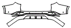 2026 LEXUS TX 350 F SPORT HANDLING Rear Bumper Kit
