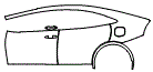 2024 Toyota Prius XLE Door and Rear Fender Kit