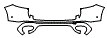 2025 Mercedes Benz GLB SUV Base Rear Bumper Kit - PPF
