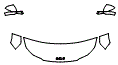2025 Kia Sorento SX Hood, Fender and Mirror Kit
