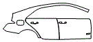 2022 Cadillac CT4 Door and Rear Fender Kit - PPF