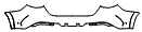 2025 Mercedes Benz GLC Coupe Rear Bumper Kit - PPF