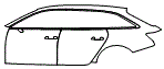 2025 Audi RS6 Door and Rear Fender Kit - PPF
