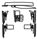 2025 CADILLAC ESCALADE ESV PREMIUM LUXURY Display Screen and Interior Kit