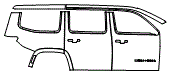 2023 Jeep Wagoneer Door and Rear Fender Kit - PPF