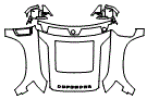 2024 Land Rover Defender X Full Hood, Fender and Mirror Kit - PPF