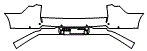 2026 LINCOLN NAVIGATOR REGULAR WHEELBASE RESERVE Rear Bumper Kit