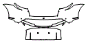2026 PORSCHE TAYCAN CROSS TURISMO 4S Rear Bumper Kit