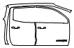 2026 GMC CANYON AT4X Rear Fender and Door Kit