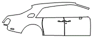 2019 Rolls Royce Phantom SWB Door and Rear Fender Kit