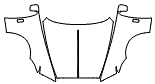 2012 Rolls Royce Ghost Full Hood, Fender and Mirror Kit - PPF